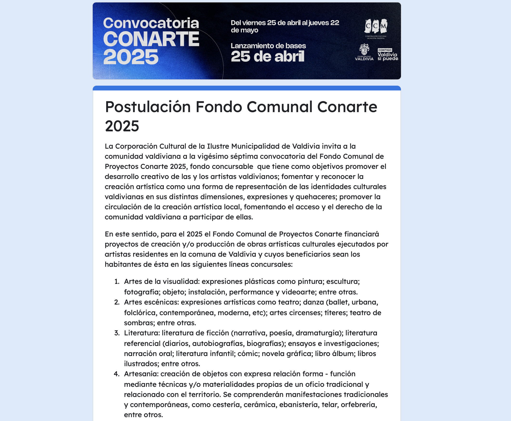 FORMULARIO WEB